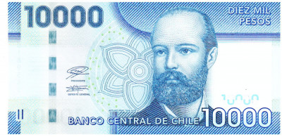 Chile 10 000 Pesos 2021 P-164 UNC foto