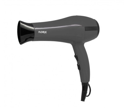 Uscator de par FLORIA, ZLN-8986, Putere 1800 W, 2 Trepte de viteza, 3 Trepte de temperatura, Gri foto