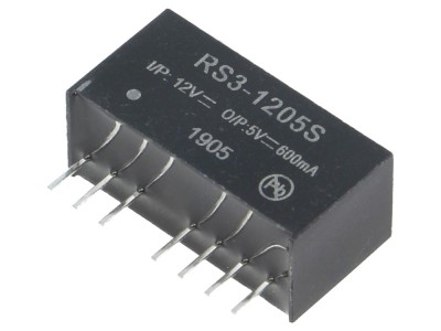 Convertor DC/DC 3W 5V 0,6A SIP8 foto