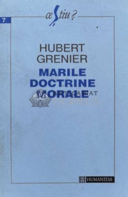 Marile doctrine morale - Hubert Grenier ($A24) foto