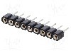 Conector 9 pini, seria {{Serie conector}}, pas pini 2.54mm, CONNFLY - DS1002-01-1*9V13