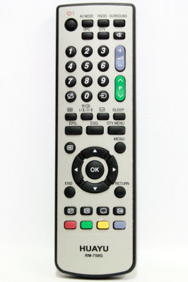 Telecomanda compatibila TV Sharp RM-758G IR 1429 (138) foto