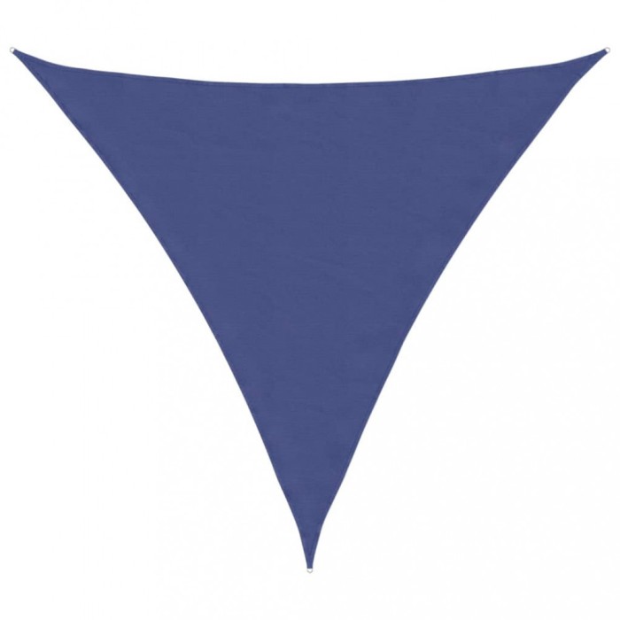 Parasolar, albastru, 6x6x6 m, tesatura oxford, triunghiular