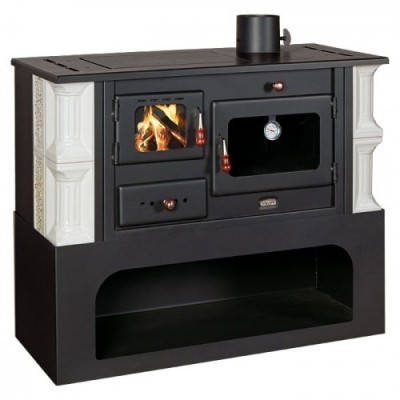 Soba pe lemne, Prity 1P34 K, metalica, 3,2 kg/h, 980 x 450 x 790 - Dantela foto