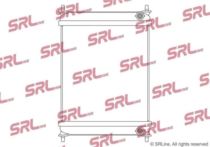Radiator Bmw X5, X6, X7, Xm; Rolls Royce Cullinan, Ghost, Phantom, motor: 3.0 d, 3.0 R6 T, 4.4 V8 T, radiator auxiliar, 230x260x32, SRLine, Aluminiu/
