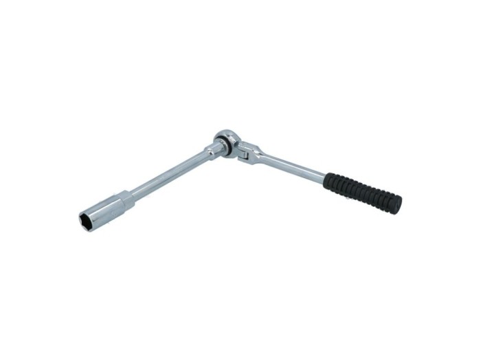 Cheie bujii auto Carpoint cu extensie 16mm, cu crichet si prelungitor
