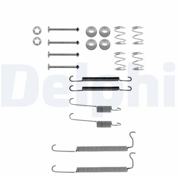 DELPHI LY1047 Set accesorii, sabot de frana