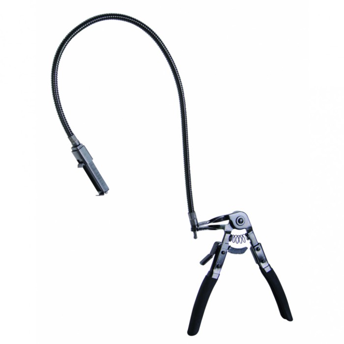 Cleste pentru coliere elastice cu cablu flexibil Topmaster Pro