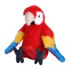 Papagal Macaw Stacojiu - Jucarie Plus 20 cm