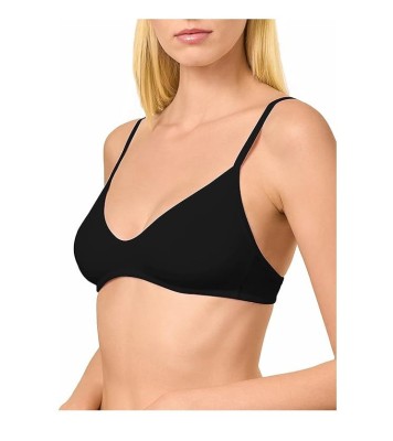 Sutien fara armatura Golden Lady Reggiseno A Triangolo, negru, 75B - OUTLET foto
