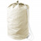 Saculet cu snur, Everestus, 20IAN1215, Alb, Bumbac 150 grame/mp, eticheta de bagaj inclusa