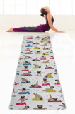 Saltea fitness/yoga/pilates Akarna Djt, Chilai, 60x200 cm, poliester, multicolor, Chilai Home