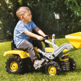 Tractor excavator cu pedale, 53x113x45cm, 7-10 ani, 5-7 ani, 3-5 ani, Băieți