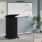 vidaXL Podium cu sertar Stejar negru 55 x 55 x 107 cm Lemn compozit