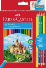 Creioane colorate 36+3+1 culori Eco Faber Castell foto