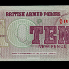 MAREA BRITANIE █ bancnota █ 10 New Pence █ 1972 █ P-M48 █ UNC █ necirculata