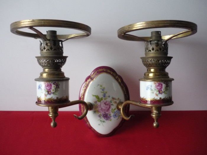 APLICA ELECTRICA DE PERETE CU MAJOLICA
