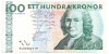 Bancnota Suedia 100 Kronor 2010, Seria 9430304719, P-65c