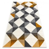 Covor GINA 21245861 Zigzag geometric bej / gri, 80x150 cm, Dreptunghi, Polipropilena