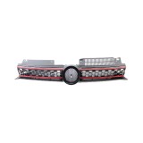 Grila masca radiator VW Golf 6 (5k), 10.2008-, Gti, Fata, cu 2 ornamente cromate, Aftermarket, Rapid