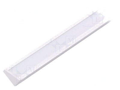 Profil aluminiu LED CORNER14 alb lăptos 1m foto