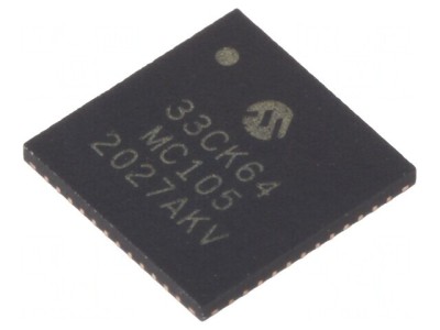 Microcontroler dsPIC 64kB 8kB SRAM UQFN48 0.4mm foto