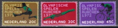 Olanda 1972 - Jocurile Olimpice - Munchen, MNH foto