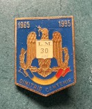 Insigna Liceul Militar Dimitrie Cantemir aniversara 30 ani