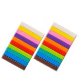 Cumpara ieftin Set 2 plastiline multicolor 400 g, 20 batoane colorate pentru copii, non-toxice, modelaj 3D, lucru manual, joc creativ, scoala si gradinita