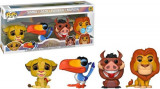 Set 4 Figurine Funko Pop Disney TLK - Simba Zazu Pumbaa Mufasa