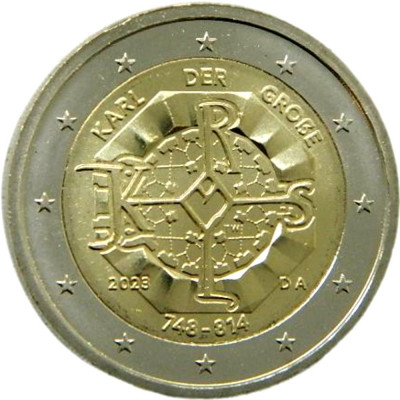 Germania moneda comemorativa 2 euro 2023 - Carol cel Mare - UNC foto