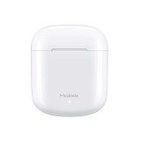 Mcdodo Casti Teana Series TWS True Wireless Bluetooth cu Carcasa Incarcare White