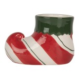Cumpara ieftin Decoratiune Ghetuta Craciun ceramica multicolora 15x8x10 cm