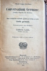 CONVERSATIUNI GERMANE de LUDOVIC LEIST /METODA GASPEY-OTTO-SAUER/NOU CONDUCTOR METODIC PENTRU A INVATA A VORBI LIMBA GERMANA