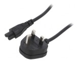Cablu Alimentare 3m Negru 3A 3x0,75mm2 BS 1363 la IEC C5