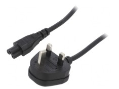Cablu Alimentare 3m Negru 3A 3x0,75mm2 BS 1363 la IEC C5