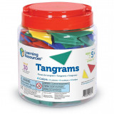Tangram in 4 culori, Learning Resources