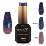 Cumpara ieftin Oja Semipermanenta Termica 3 Culori LUXORISE ThermoCool - Best Time 10ml