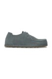 Birkenstock pantofi de piele &icirc;ntoarsă Utti Lace culoarea gri, 1030035
