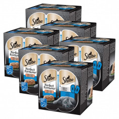 Sheba Perfect Portions cu ton pentru pisici adulte 6 x (3 x 75 g)