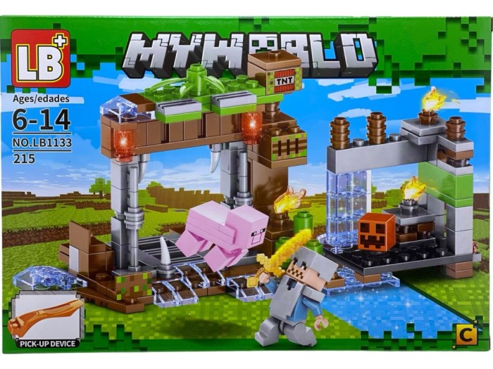 Lego gen Minecraft Pig NO.LB1133-C