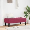 VidaXL bancă Roșu Vin 113 x 57 x 39 cm Catifea 42001952