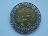 5 NUEVOS PESOS 1993 MEXIC, America Centrala si de Sud