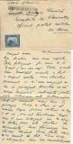 NI1105 Plic cu scrisoare expediat de la Călărași, județul Ialomița la Escadrila 20 Observație, ștampilă OPM 30 și Cenzurat Călărași, 1942