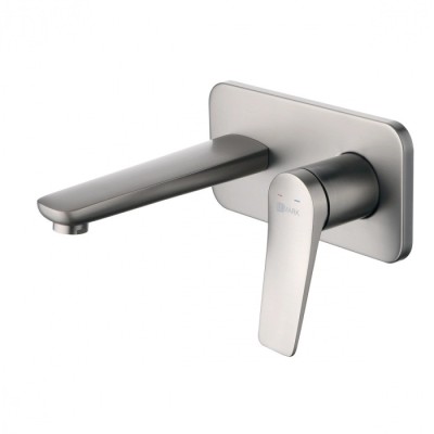 Baterie Incastrata pentru Lavoar cu Pipa Ventil Click-Clack Lemark Bronx LM3726GM Grafit foto