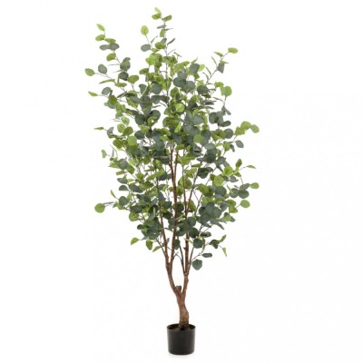 Emerald Arbore de eucalipt artificial &amp;icirc;n ghiveci, 140 cm foto