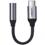 Cumpara ieftin Adaptor Audio USB-C - 3.5mm UGREEN AV142, Gri