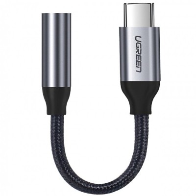 Adaptor Audio USB-C - 3.5mm UGREEN AV142, Gri foto