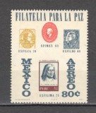 Mexic.1971 Posta aeriana-Expozitia filatelica EXFILNA PM.5, Nestampilat