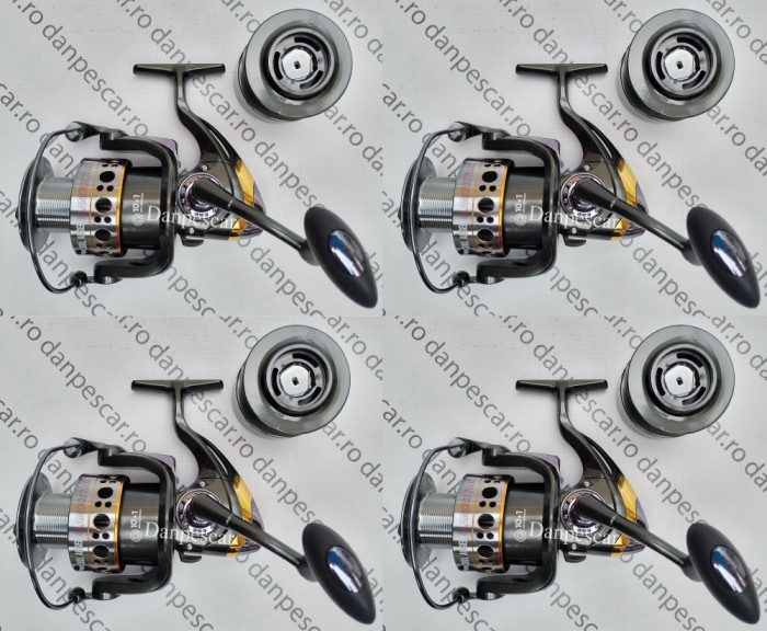 SET 4 Mulinete Crap si SOMN COOL ANGER GLAMOUR 7000 11Rulmenti